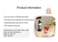 Lámpara De Mesa Mini LD02 Plegable Para Lectura Y Viajes Protección Ocular LED 2W Portátil Con Imán Luz Nocturna Para Estudio - details 0