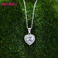 Juego De Joyas De Aniversario Romántico Para Día De San Valentín En Plata De Ley 925 Con Zirconia Cúbica Corazón Anillo Collar Y Aretes Para Mujer - details 4