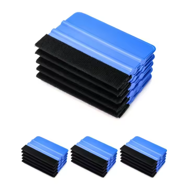 Herramienta De Aplicación De Vinilo Para Coche 20 Piezas Limpia Borde De Piel Squeegee De 4 Pulgadas Para Eliminación De Bolitas Y Tintineo En Ventanas - 1