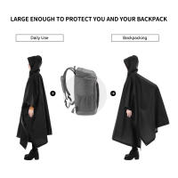 Chaleco Impermeable 3 En 1 Con Capucha Para Acampar Y Ciclismo Manta De Picnic Abrigo Solar Ligero Y Versátil Para Actividades Al Aire Libre - details 11