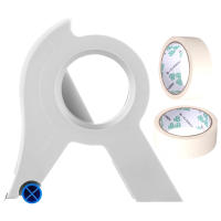Máquina De Pegatinas De Cinta Fácil Con 2 Rollos De Cinta Aplicador De Cinta Adhesiva Para Pintura De Paredes Y Piso Y Empaquetado APWIKOGER - details 10