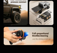 Coche RC 1:12 JJRC MN82/MN82S Retro Simulación Completa LC79 RTR 2.4G 4WD Motor 280 Juguetes De Camión Pickup Control Remoto Para Niños - details 4