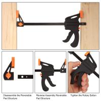 Juego De Pinzas De Trabajo Para Carpintería De Madera 4 Pulgadas Libera Rápida Herramienta Manual Para DIY Material Plástico - details 3