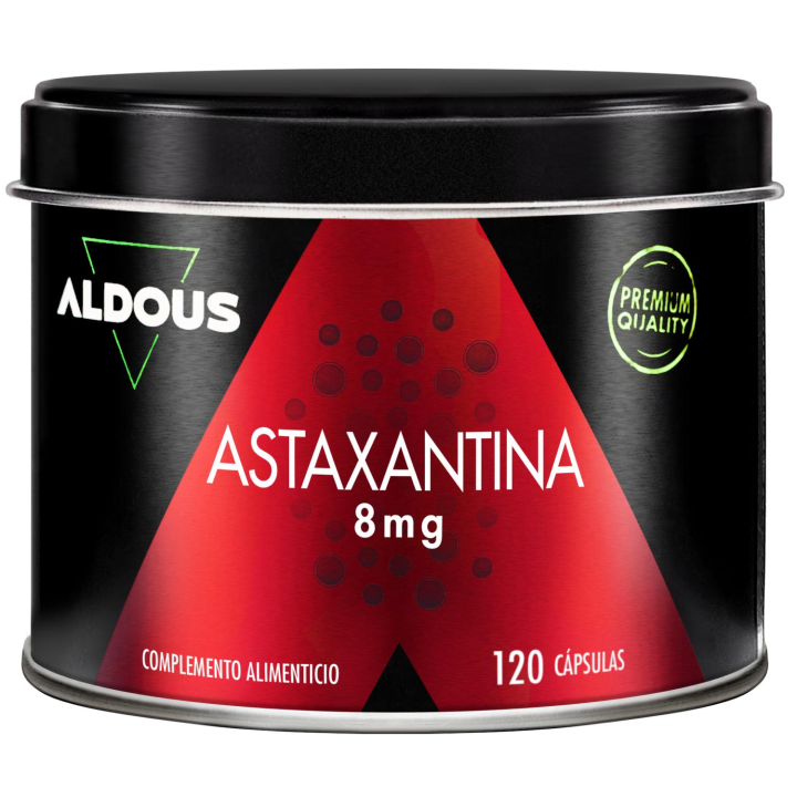 Astaxantina Natural Pura 8 mg - 160 mg Aceite Rico en Astaxantina - 120 Perlas