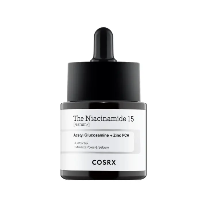 COSRX The Niacinamide 15 sérum facial ultraligero de rápida absorción con Niacinamide 15% + Zinc PCA 1% - 1