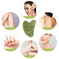 Juego De Herramienta De Masaje Facial Y Cuerpo Dispositivo De Belleza Stone Verde Exquisito Para Cuidado De La Piel Scraping Sheet - details 6