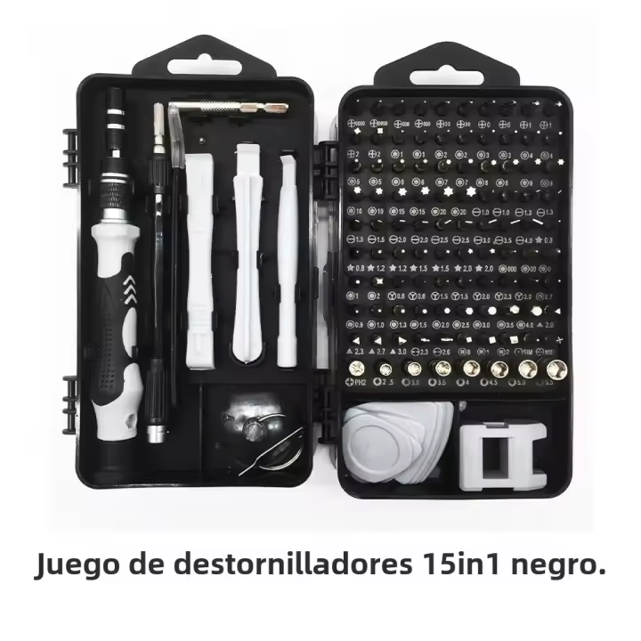 Juego De Destornilladores De Precisión 115 En 1 Con Puntas Magnéticas Para Reparación Profesional Herramientas De Mano Con Rodillo Extendible Para PC iPhone - 1