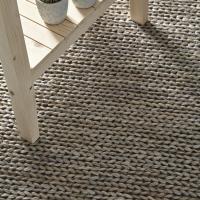 ALFOMBRA YUTE ZADO BEIGE TRENZADO - LINEA PARALELA - details 3