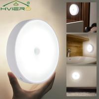Lámpara De Pared LED Inalámbrica Con Sensor De Movimiento 2X Recargable Por USB Luz Nocturna Redonda Para Decoración De Dormitorio Escaleras Armario - details 2