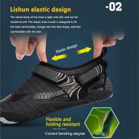 Zapatos De Agua Para Hombres Y Mujeres Deportivos Al Aire Libre Cíclicos Rápidos Playa Natación Fitness Natación Ciclismo Zapatillas De Agua - details 4