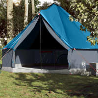 vidaXL Tienda de campaña familiar tipi 10 personas impermeable Color Azul,  Verde,  Gris y naranja y mas - details 0