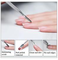 1/3Pc Repulsores De Cutículas En Acero Inoxidable Herramientas De Manicura Para Eliminar Piel Muerta Cuidado De Uñas - details 5