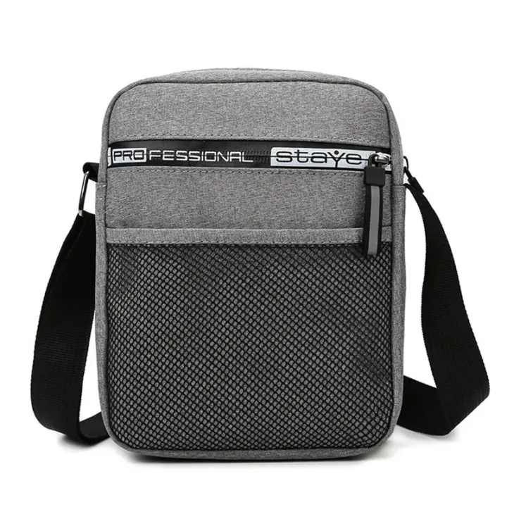 Bolso De Hombro Para Hombre Estilo Casual Moda Oxford Satchel De Negocios Bolsa Bandolera Multifuncional Con Cierre De Cremallera - 1