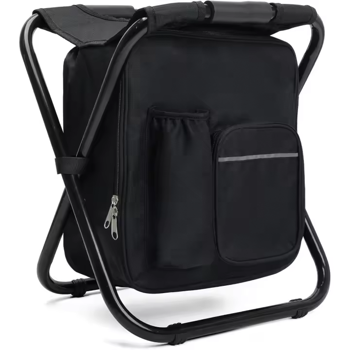 Silla de camping plegable portátil al Aire Libre Silla de Playa de Pesca Ligera - 1