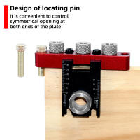Kit De Guía De Perforación Para Agujeros De Bolsillo Ajustable 3 En 1 Localizador De Agujeros Herramienta De Madera Para Muebles - details 5