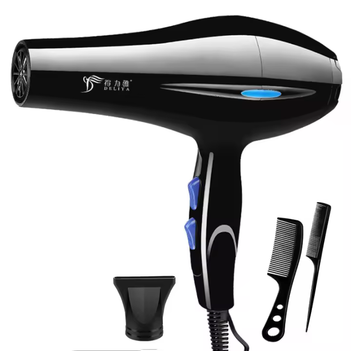 Secadora de pelo profesional 3500w 3 posiciones de calor y 2 velocidades, boquilla concentradora y difusor,Varios modos de flujo de aire - 1