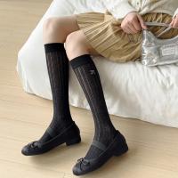 4Pares De Medias Largas De Malla Con Huecos Para Niñas Estilo Y2K Ruffles Coreanas Medias De Ballet Lolita Para Botas - details 4
