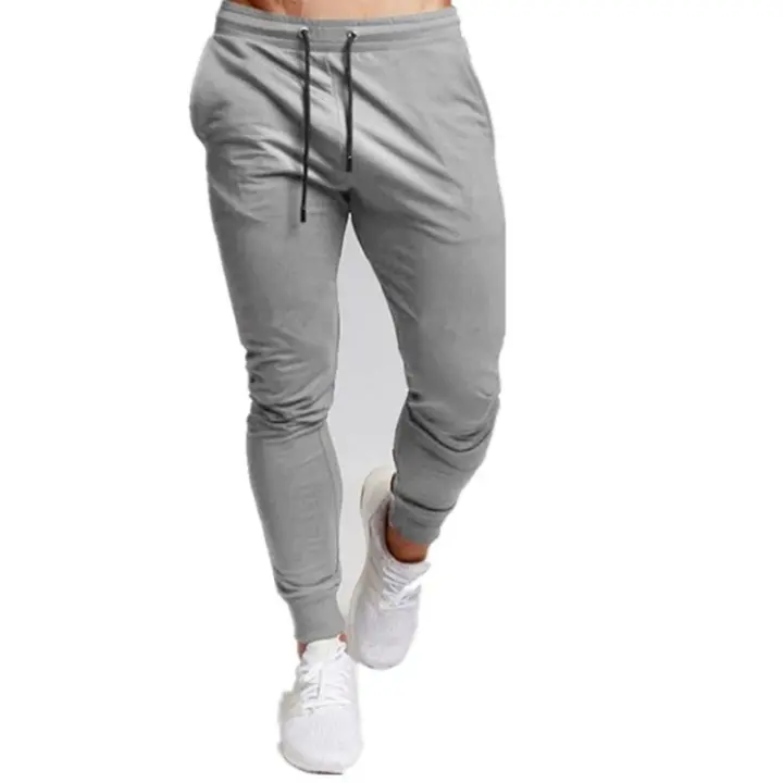 Pantalones Casuales Para Hombre Jogger De Talla Grande Con Cintura Elástica Ropa Deportiva Fitness Pantalones Largos De Primavera Y Otoño - 1