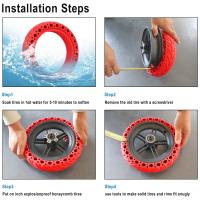 Pneumáticos Sólidos Para Scooter Eléctrico Ninebot Max G30 G30D G30LP Tamaño 10 Pulgadas Resistente Al Desgaste Y Rocios 60/70-6.5 - details 3