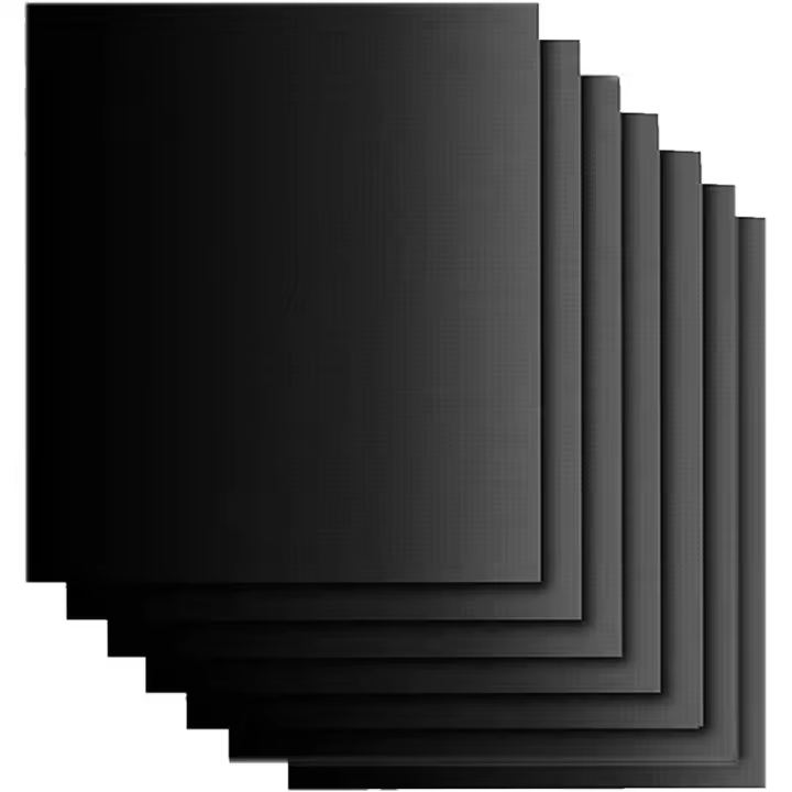 Juego de 6 alfombrillas antiadherentes para barbacoa, de teflón, reutilizables y fáciles de limpiar. - 1