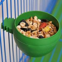 Juego De 3 Tazas De Alimento Y Agua Verdes Para Papagayos Plástico Accesorio De Alimentación Para Pájaros Y Palomas En Jaula - details 8