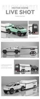 Modelo De Camión Tesla Cybertruck 1/24 Con Sonido Y Luz Vehículo De Montaña Para Niños Juguetes De Metal Y Plástico Regalo Ideal - details 14