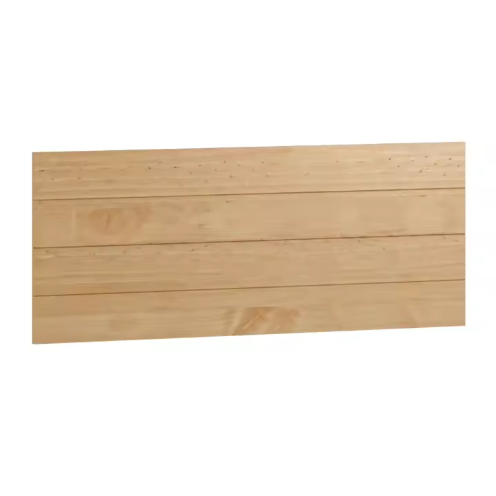 Buyqualia Cabecero Cama Madera Maciza Pino Pintada (110 X 45, Blanco) - 1