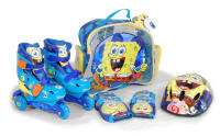Mochila con Patines en Línea, Casco y Protecciones, con diseños de Bob Esponja (8331) (8278) (8273) Tallas disponibles S/M/L. Set para principiantes. Calidad al mejor precio. De acuerdo a la normativa CE. +5 años - details 0
