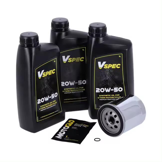 kit de aceite de motor para motocicleta. 20W50 Sintético HARLEY DAVIDSON Softail 99-17 / Dyna  99-17 - 1