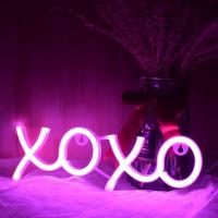 LED Neón XOXO Amor Luces Strip De Neón Para Decoración De Boda Jardín Habitación Dormitorio Decoración De Pared Regalo De Fiesta Noche - details 6