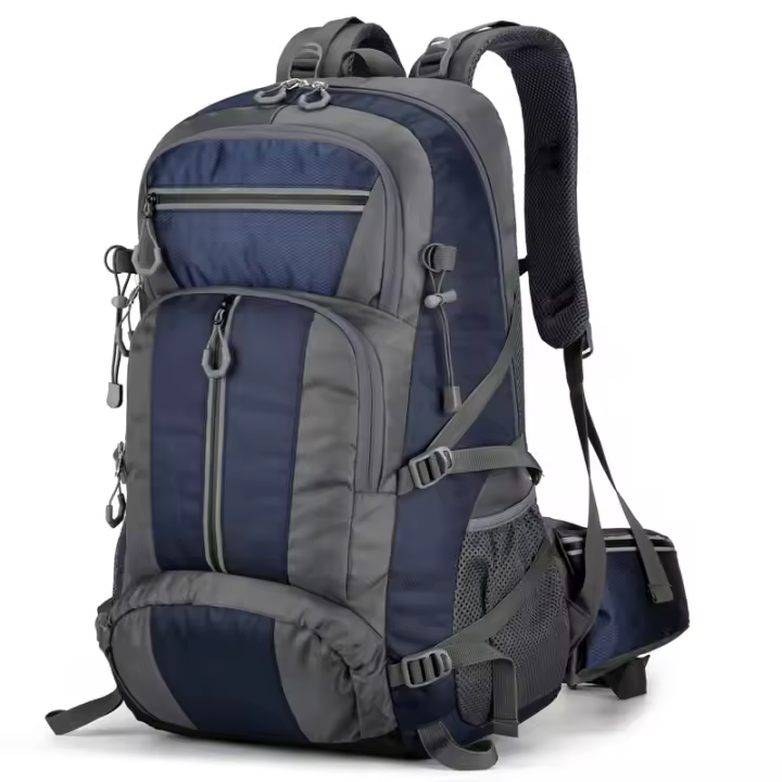 Mochila De Nylon 50L Para Camping Y Trekking Deporte Al Aire Libre Senderismo Escalada Viaje Bolsa De Hombro Reflectante Para Hombres - 1