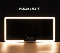 Espejo De Visera De Coche HD Con LED Y Pantalla Táctil Ajustable Y Luz Dimmable USB Recargable Dos Colores Espejo De Maquillaje Para Interior Del Automóvil - details 7