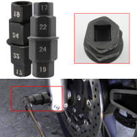 Herramienta De Remoción De Eje Del Neumático De Motocicleta 17mm 19mm 22mm 24mm Juego De Sockets Allen Hexagonales Para Motocicleta - details 4