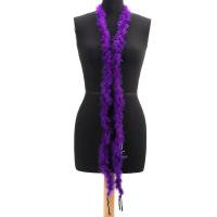 2M Boa De Plumas Para Árbol De Navidad Decoración De Fiesta De Boda Traje De Noche Adorno De Tela Con Cinta Artículos De Ropa Para Mujeres Material De Poliéster - details 7