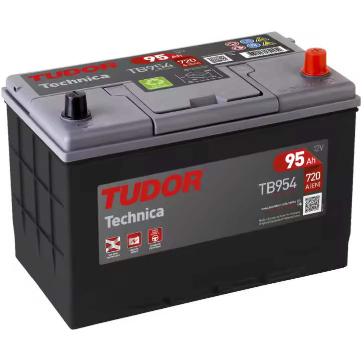 Batería Tudor TB954 Technica. 12V - 95Ah/760A (EN) Caja D31 - 1