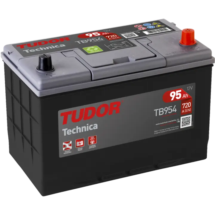 Batería Tudor TB954 Technica. 12V - 95Ah/760A (EN) Caja D31 - 1