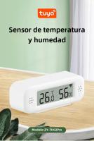 Termómetro Y Higrómetro Zigbee WiFi Mini Para Hogar Inteligente Compatible Con Google Home Alexa Y APP Remote De Tuya - details 1