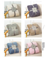 Manta De Lona Flannel 300GSM Para Camas Suave Cálida Y Fluffy Faux Fur Mink Cubierta De Sofá En Color Sólido Manta De Escritorio - details 3