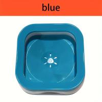 Tazón De Agua Para Perros Flotante Anti-Derrame Alimentador Lento No Eslipiente Fuente De Bebida Para Mascotas Material Plástico Apto Para Grandes Razas - details 5
