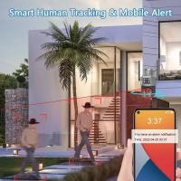 4K 8MP 4G Doble Lente PTZ Cámara Solar Pantallas Dobles PIR Seguimiento Humano Exterior WIFI Seguridad CCTV Vigilancia Cámara IP - details 4