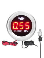 Medidor De Presión De Aceite Para Coche 52mm Pantalla Digital LED 9-35V Con Sensor De Alarma 1/8NPT Material ABS + Metal - details 11