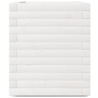vidaXL Jardinera madera maciza de pino blanco 70x40x49,5 cm - details 4