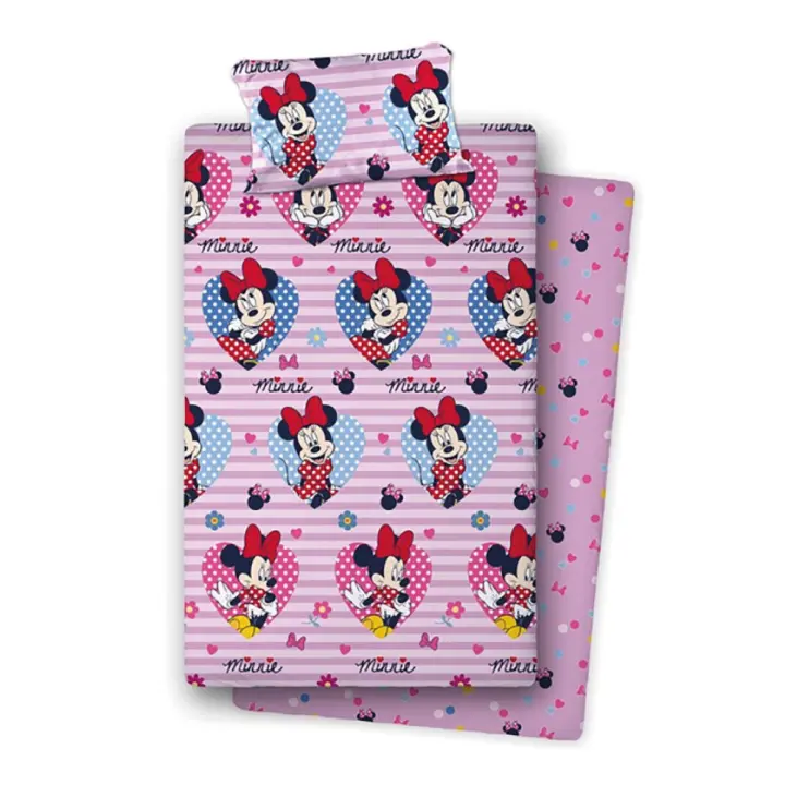 Minnie Mouse - Juego De Sábanas Coralina Invierno Disney (90 - 105 cm) - 1