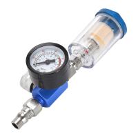 Separador De Aceite Y Agua En Línea Con Regulador De Aire Y Pitón Para Pistola De Pintura Adaptador JP/EU/US Para Herramienta De Aire - details 5