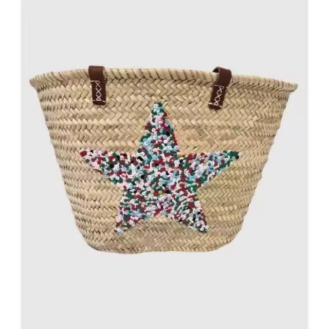 Bolso estrella multicolor con asas     -EkilikuaHome - 1