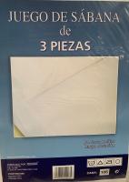 Juego De Sábanas Hostelería Roomers 50% algodón 50% poliester Color Blanco - details 2