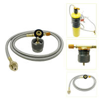Adaptador De Botella De Propano Para Estufa De Camping Al Aire Libre Convertidor De Tanque De Recarga De Gas Adecuado Para 3-5 Usarios Material Metálico - details 0