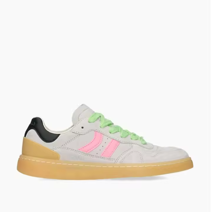 Zapatillas Coolway Beige Goal Fux-Lime - 1