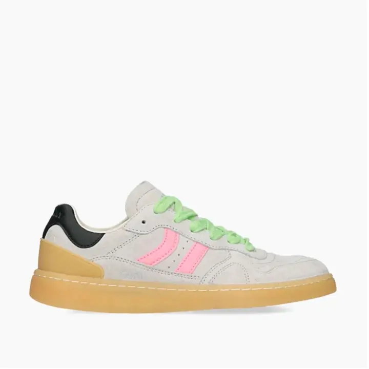 Zapatillas Coolway Beige Goal Fux-Lime - 1