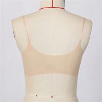 Sujetador Invisible Para Mujer De Verano 2023 Sujetador De Algodón De Seda Ultrafino Sin Costuras Con Almohadillas Push up Transpirable Para Yoga Y Deporte - details 3